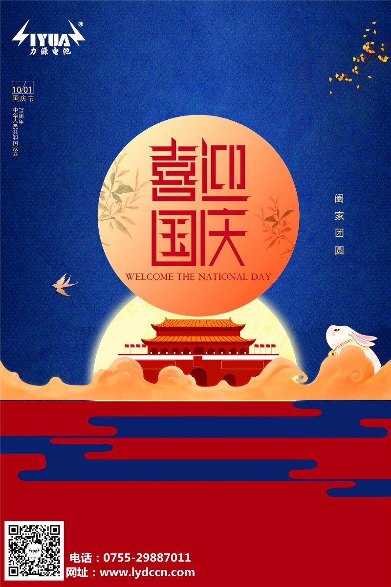 紐扣電池國慶海報(bào)-1